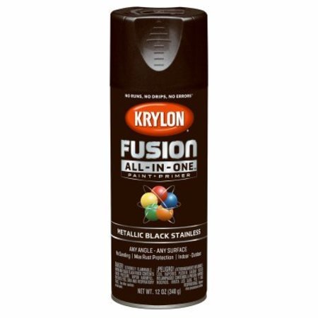 KRYLON 12OZ BLK Met Paint K02790007